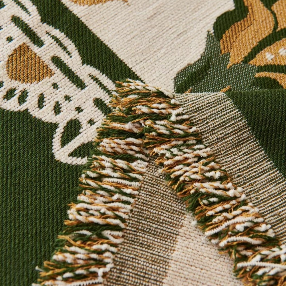 Floravell Vintage Chenille Sofaüberwurf