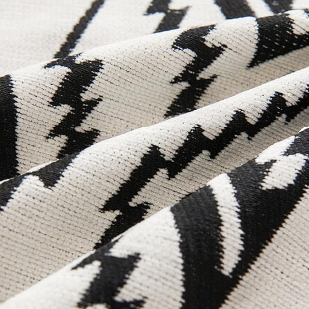 Geometrische Boho Sofabezug-Decke