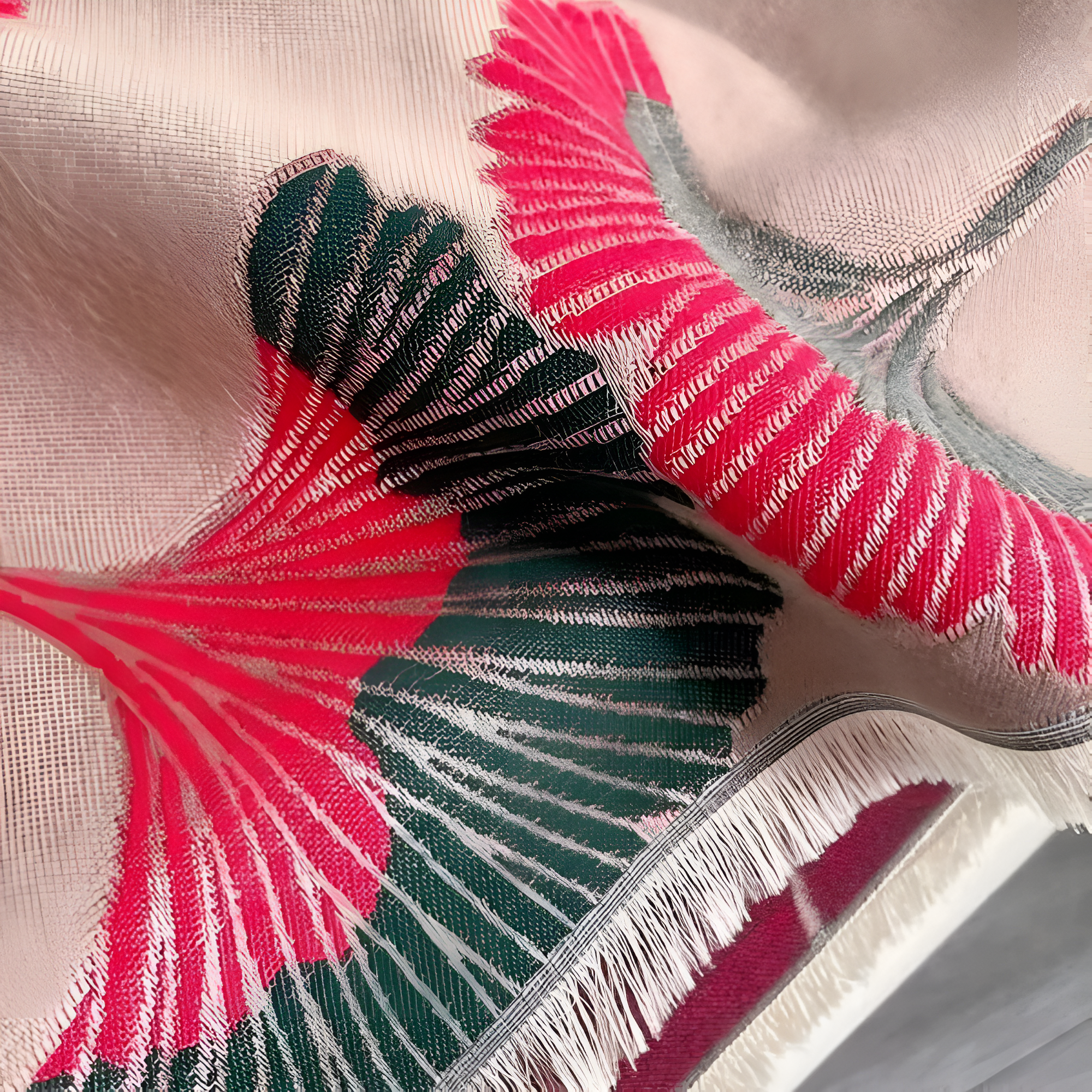 Ginkgo Charm Wende-Decke Schal Wrap