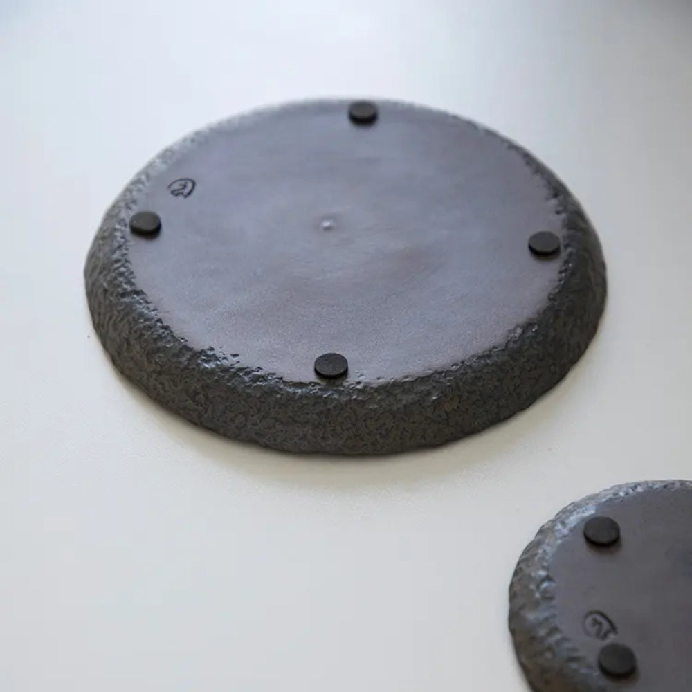Hammer-Divot Inspiriertes Industrielles Teller-Set