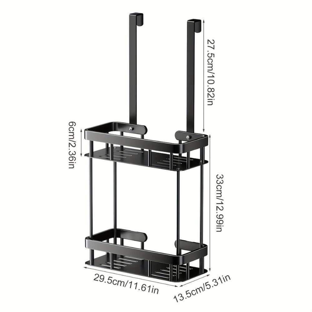 Wandhängender Caddy-Rack aus Edelstahl für das Badezimmer