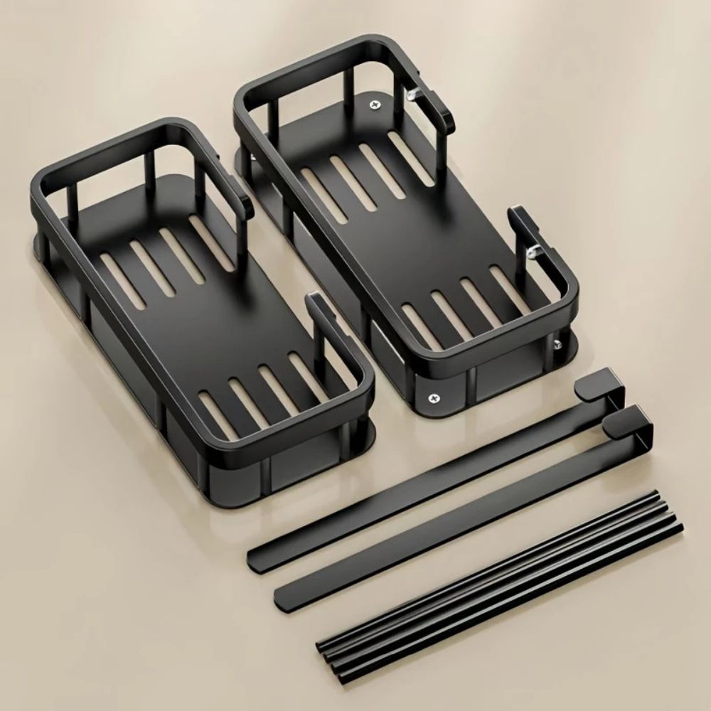 Wandhängender Caddy-Rack aus Edelstahl für das Badezimmer