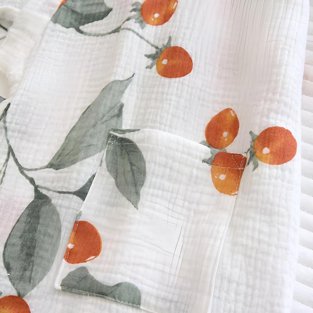 Garten Tomate Kimono Bademantel