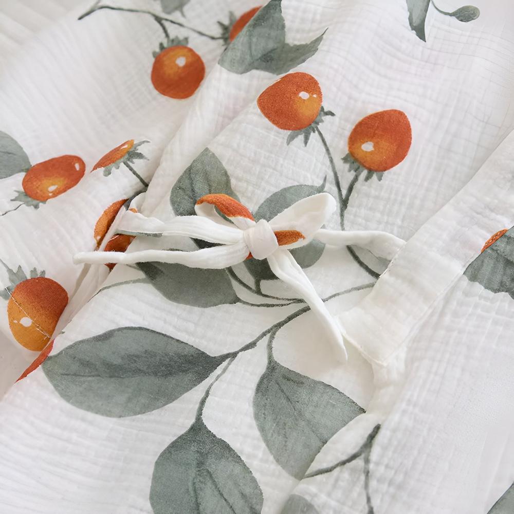 Garten Tomate Kimono Bademantel