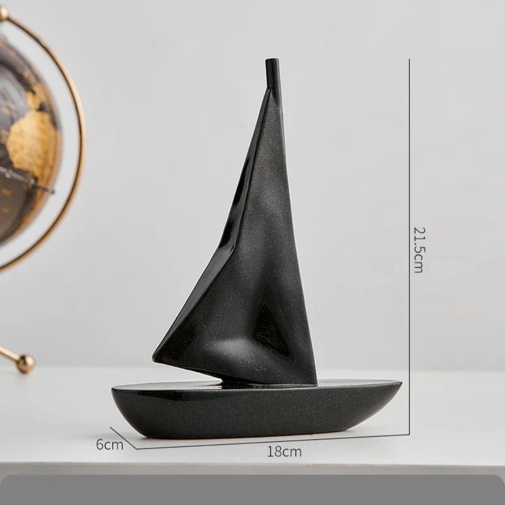 Himmlische Drift Segelboot Dekor
