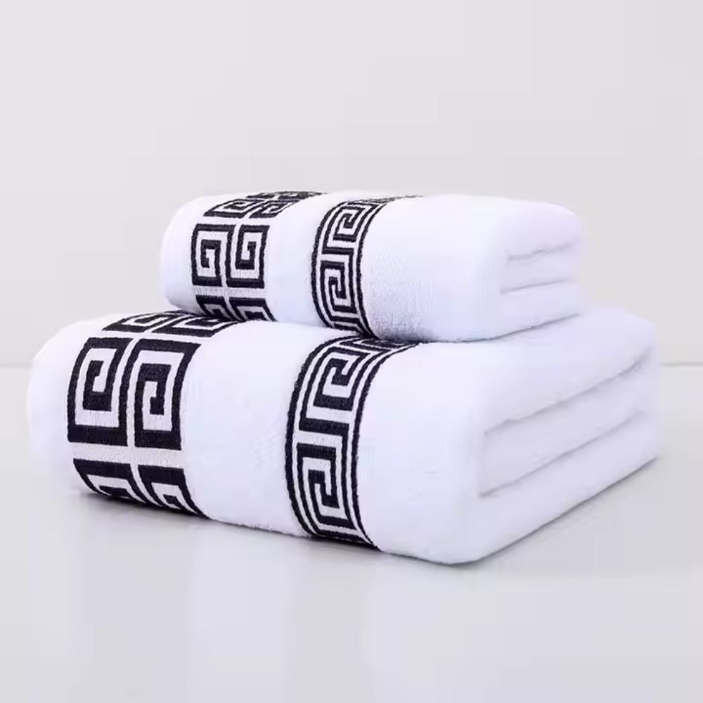 Casa Luxe Athena Baumwollhandtuchset | 2 Stück