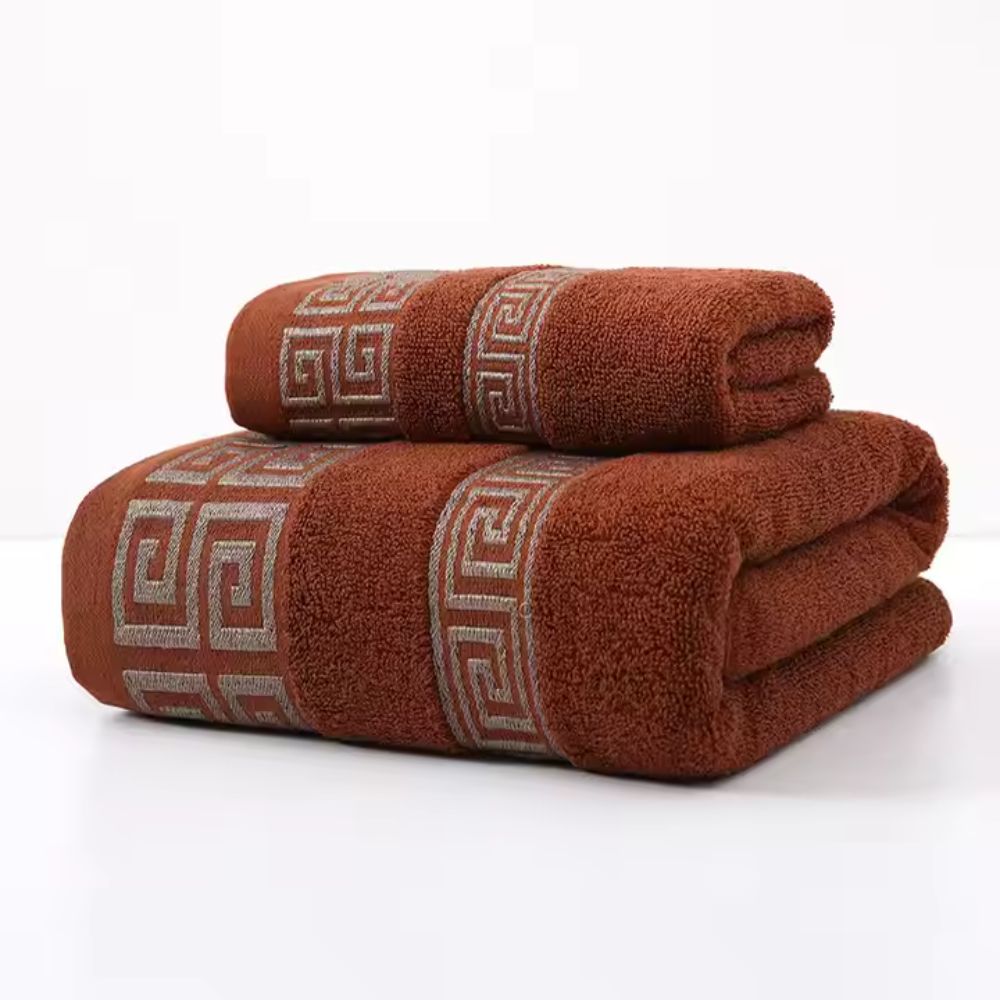 Casa Luxe Athena Baumwollhandtuchset | 2 Stück