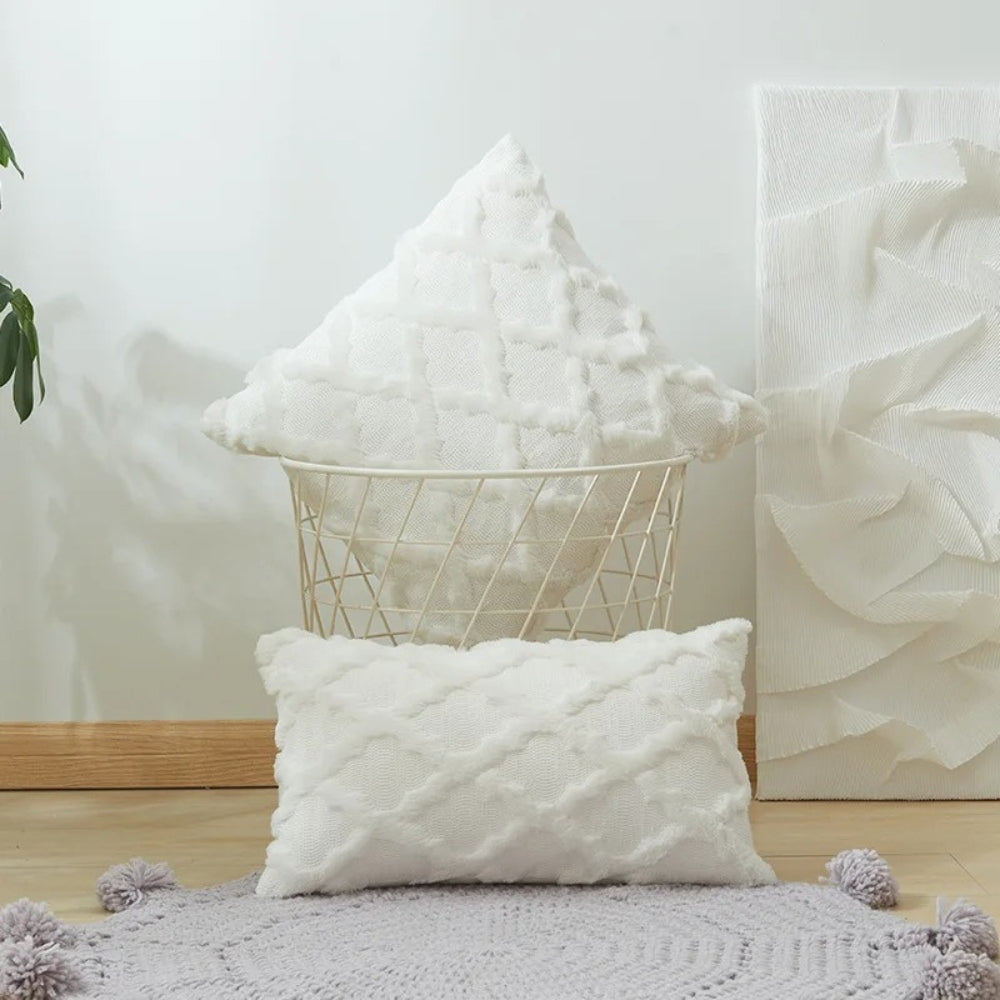 Lunel Samt Boho Stil Kissenbezug