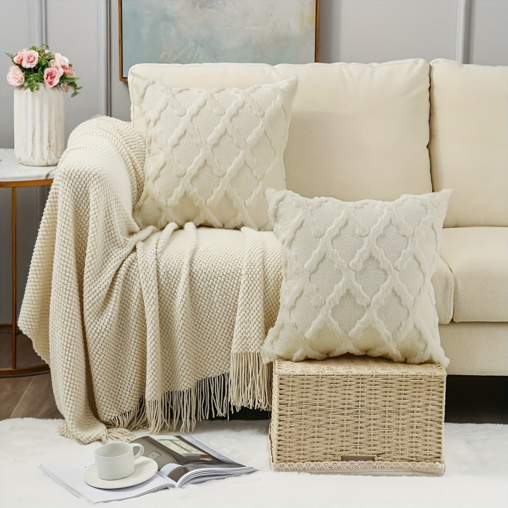 Lunel Samt Boho Stil Kissenbezug