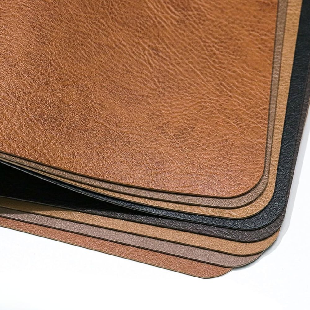 Luxuriöse Vintage-Leder- Platzmatte