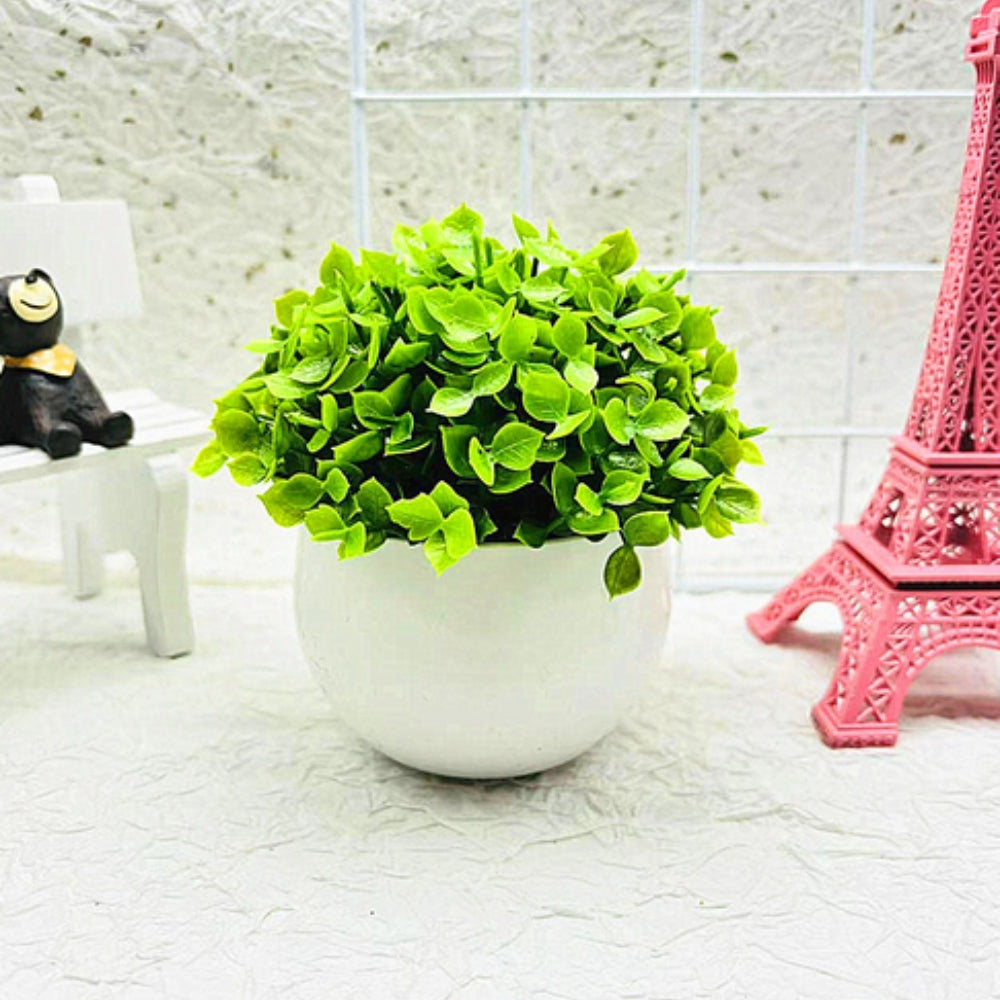 Minimalistischer Künstlicher Buchsbaum Bonsai Topf Dekor