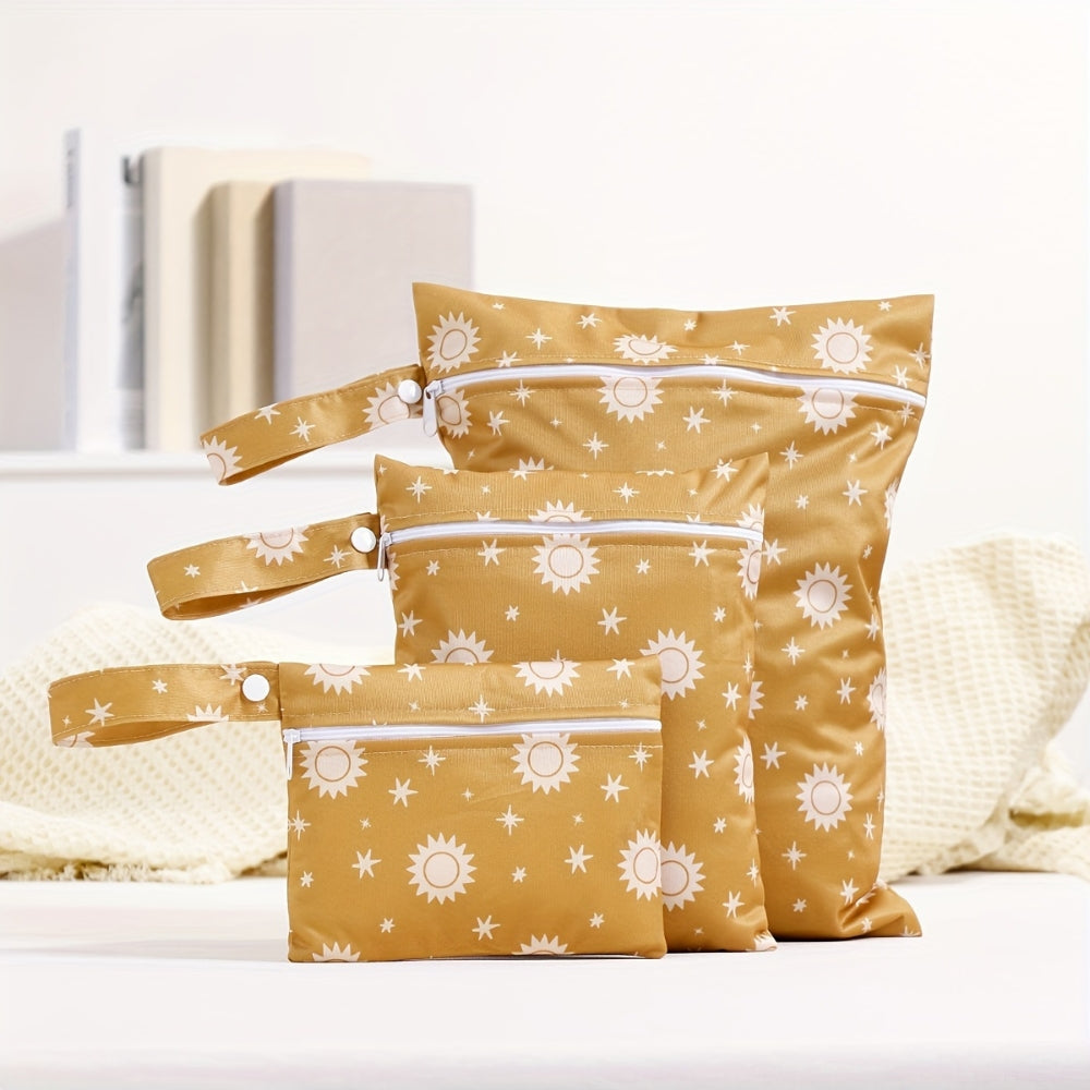 Wiederverwendbares Nappy Wet Bag Set | 3 Stück