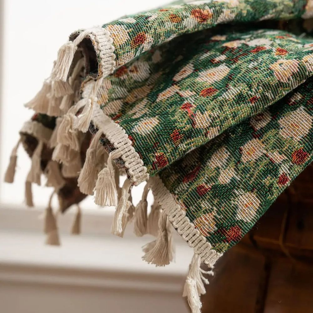 Noveau Ditsy Floral Quastenvorhang