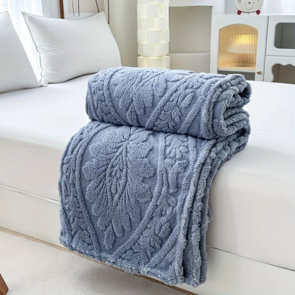 Paris Web Jacquard Fleece-Decke