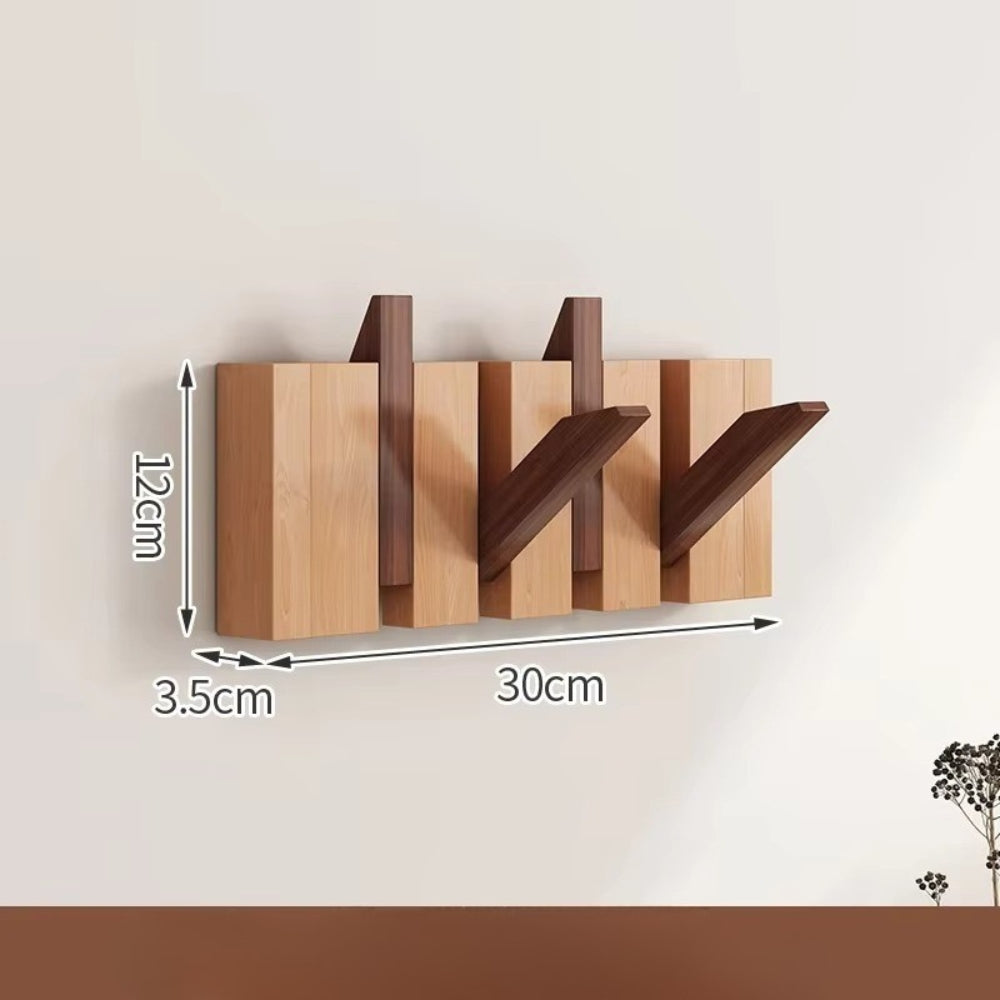 Klappbarer Holz-Wandhaken im Klavierdesign