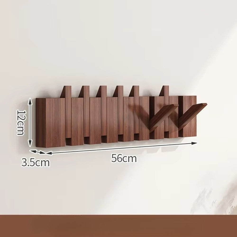 Klappbarer Holz-Wandhaken im Klavierdesign