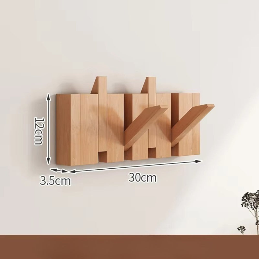 Klappbarer Holz-Wandhaken im Klavierdesign
