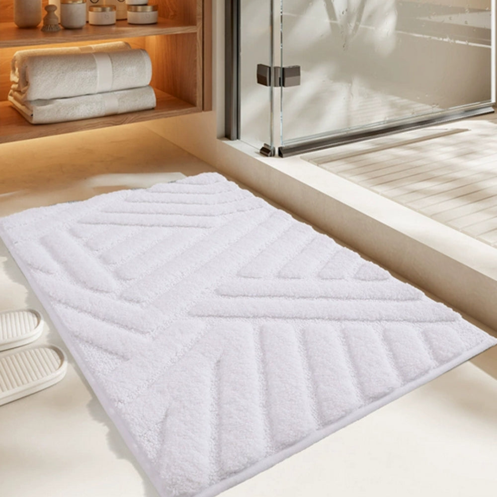 Plüsch-Tufted Rutschfester Badteppich