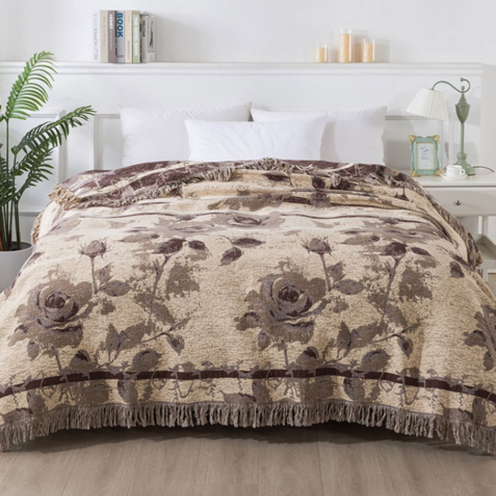 Rosewood Grace Wurf Baumwolldecke