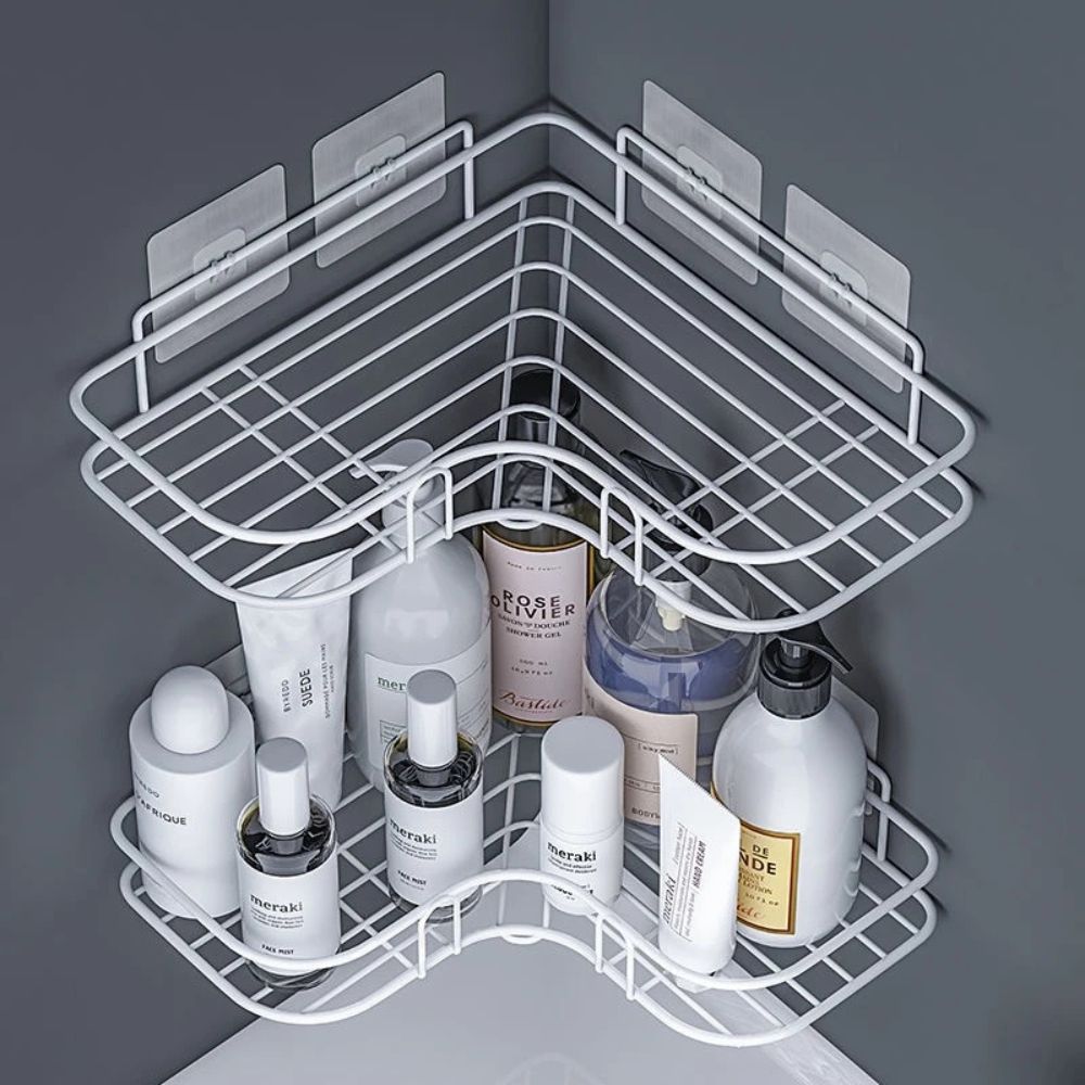 Badezimmer-Eckregal Duschablage