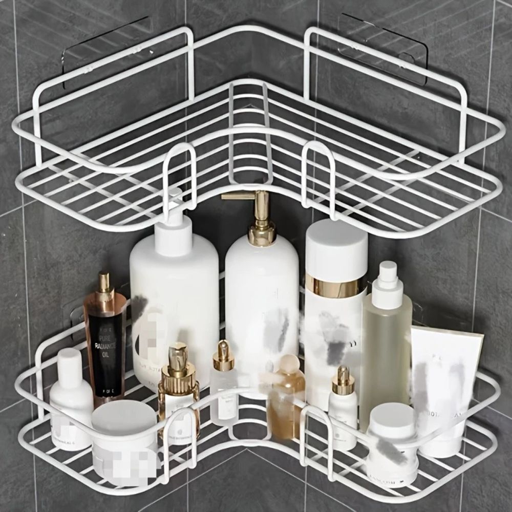 Badezimmer-Eckregal Duschablage