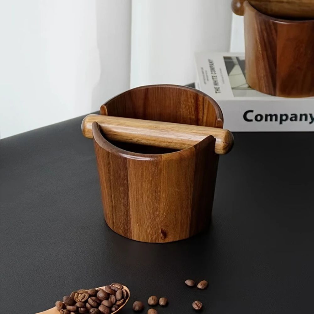 Kaffeeknockbox aus Massivholz