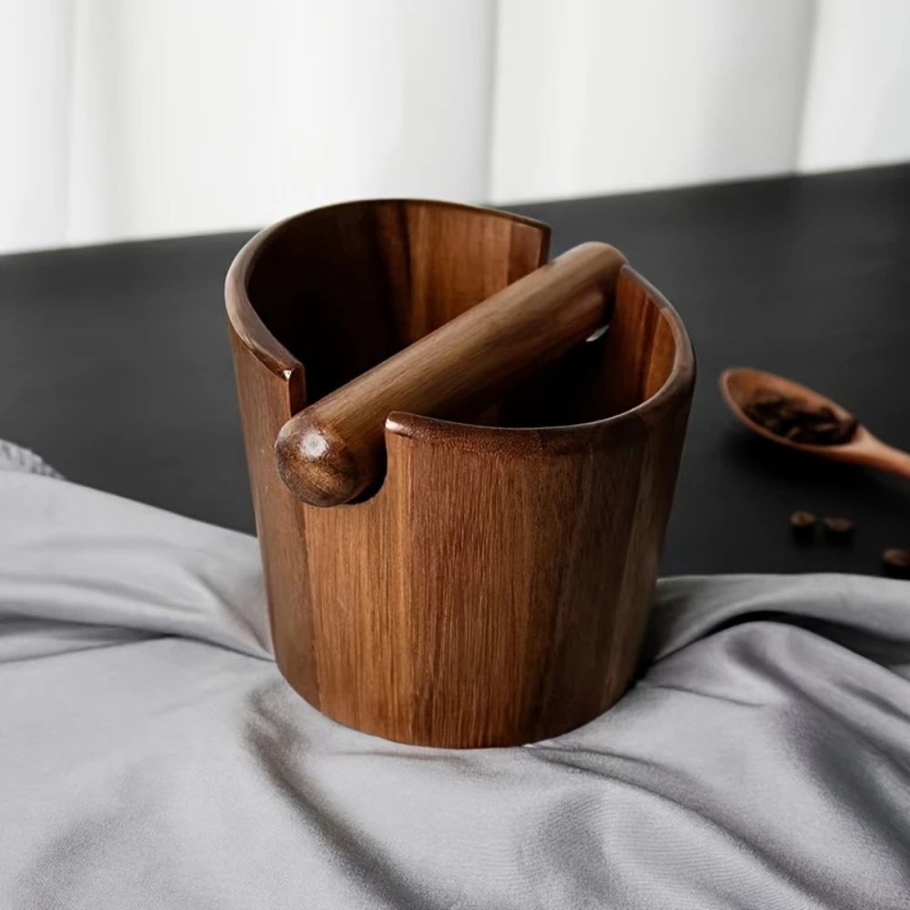 Kaffeeknockbox aus Massivholz