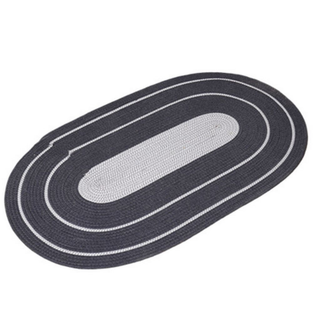 Sonnenspirale Oval Boho Teppich