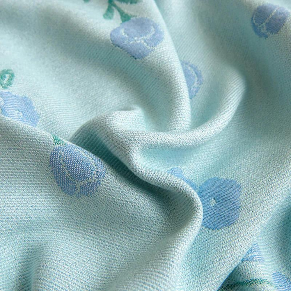 Blaue Florale Bambusfaser Kühldecke