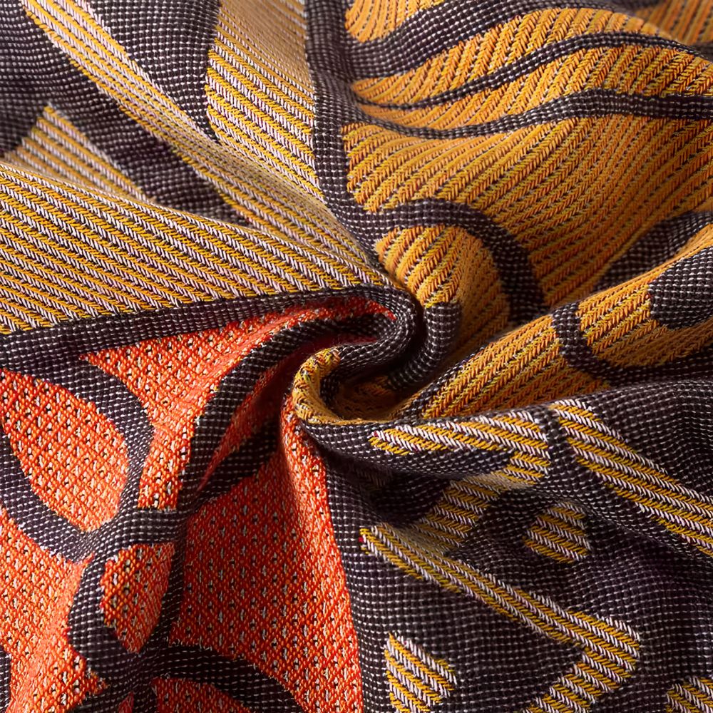 Tribal Patchwork Wendedecke mit Quasten aus Baumwolle