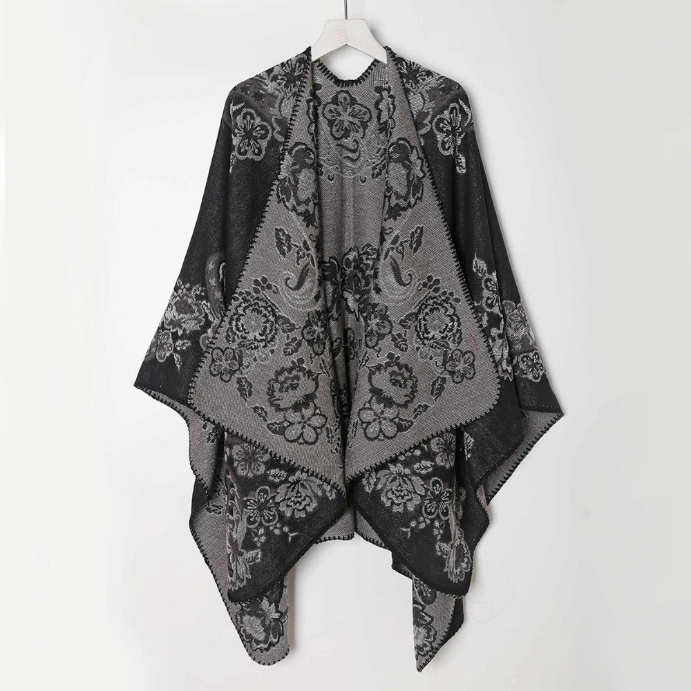 Velouria Vintage Acryl Poncho