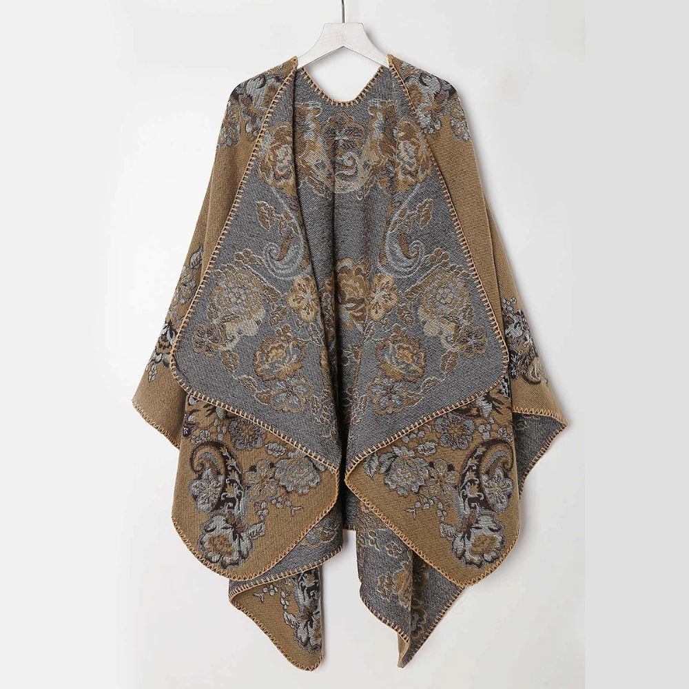 Velouria Vintage Acryl Poncho