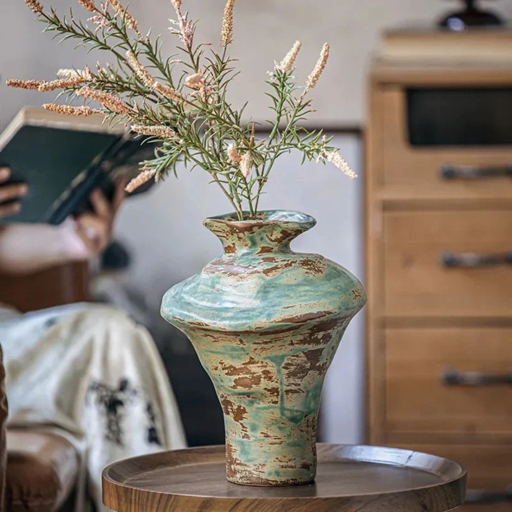 Venus Skulptierte Keramik Blumenvase