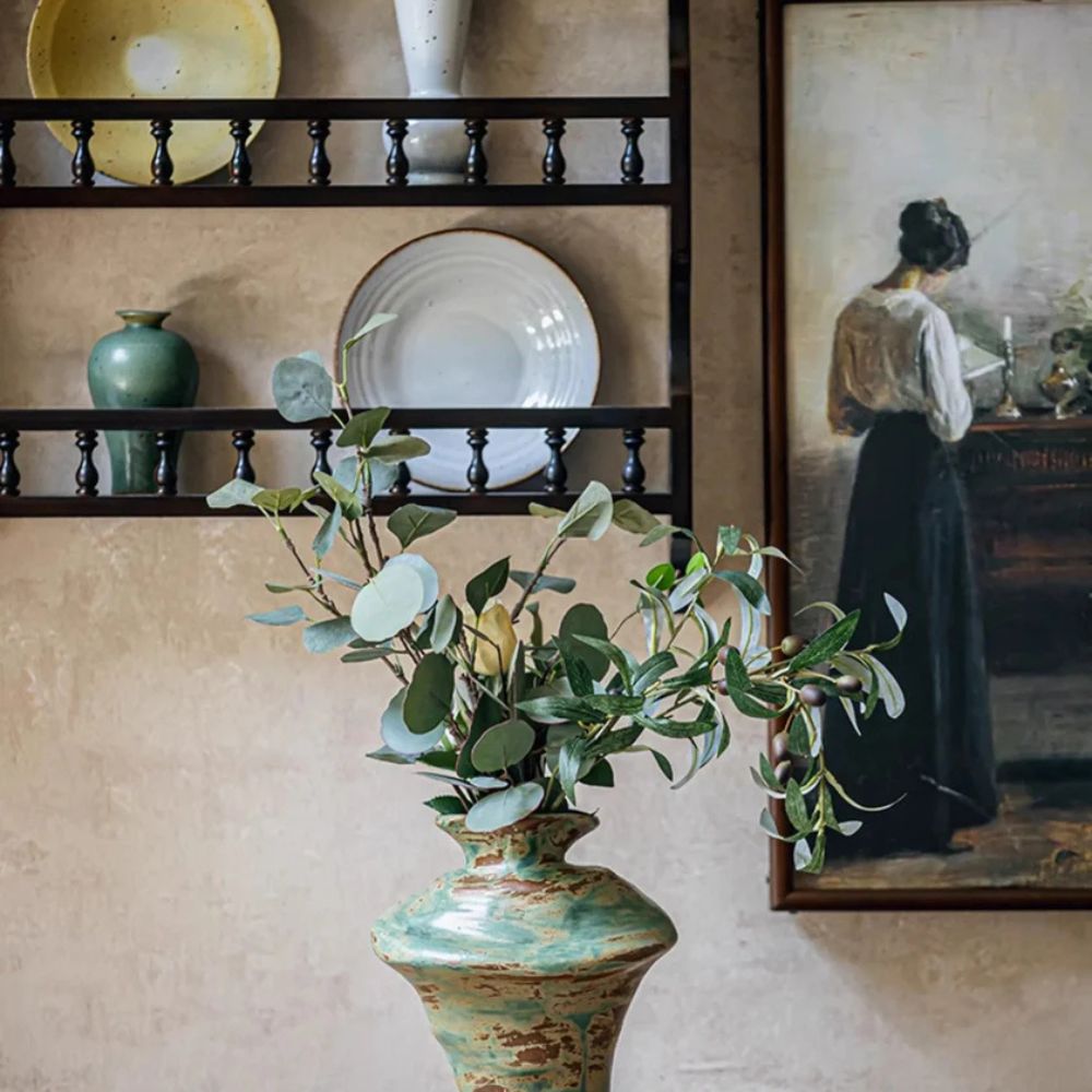 Venus Skulptierte Keramik Blumenvase