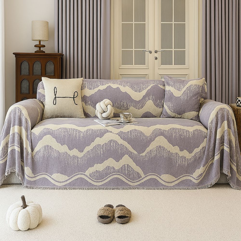 Wavescape Chenille Sofabezug
