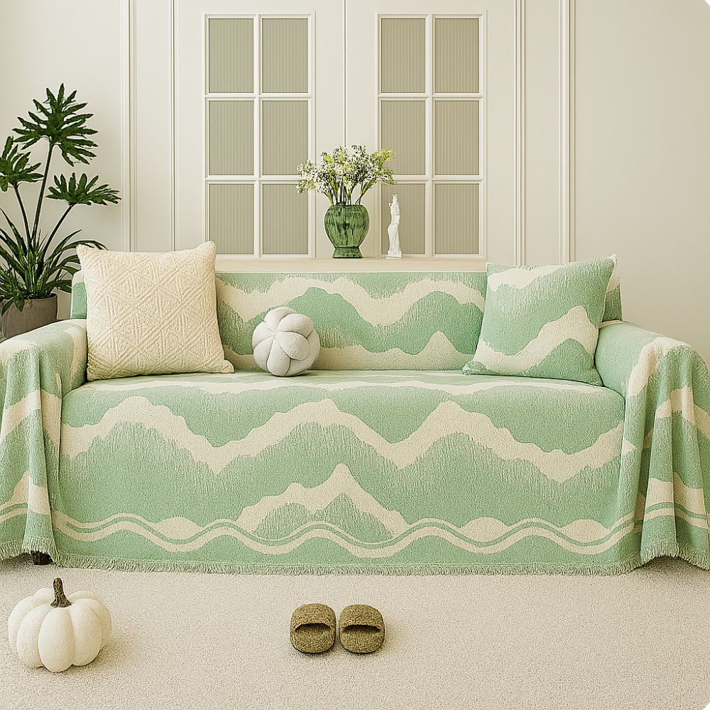 Wavescape Chenille Sofabezug