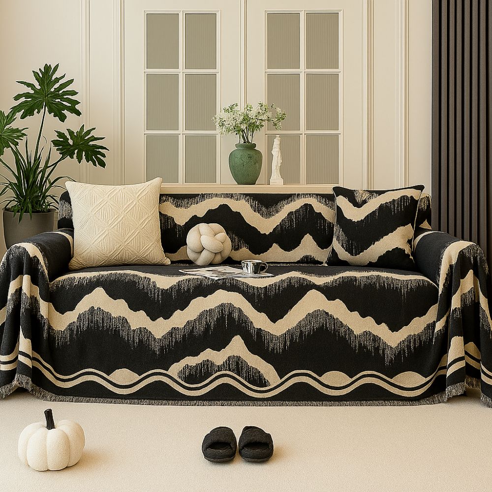 Wavescape Chenille Sofabezug