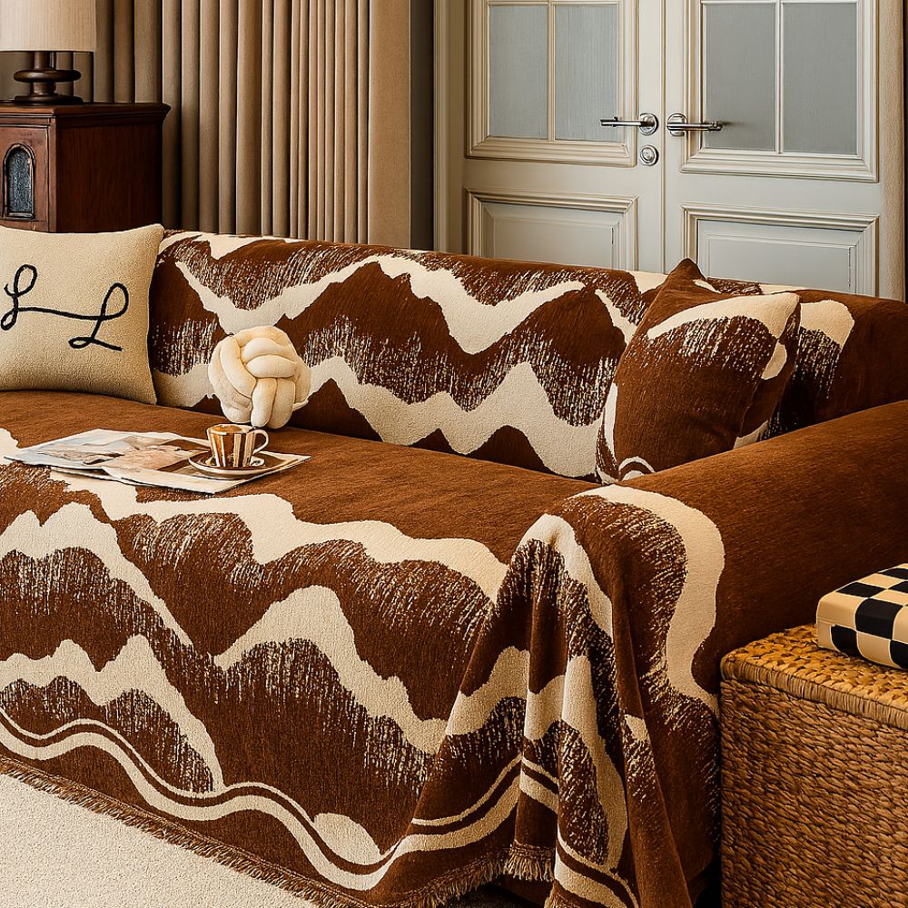 Wavescape Chenille Sofabezug