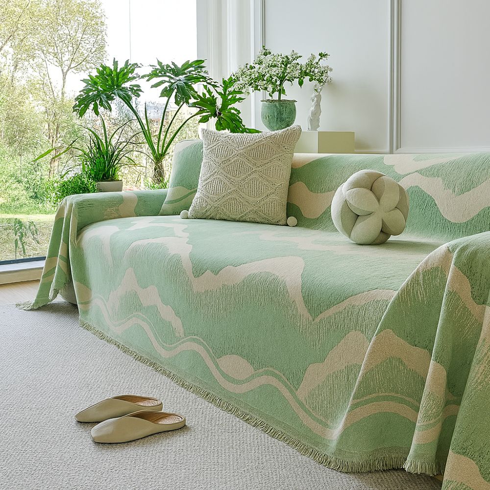 Wavescape Chenille Sofabezug