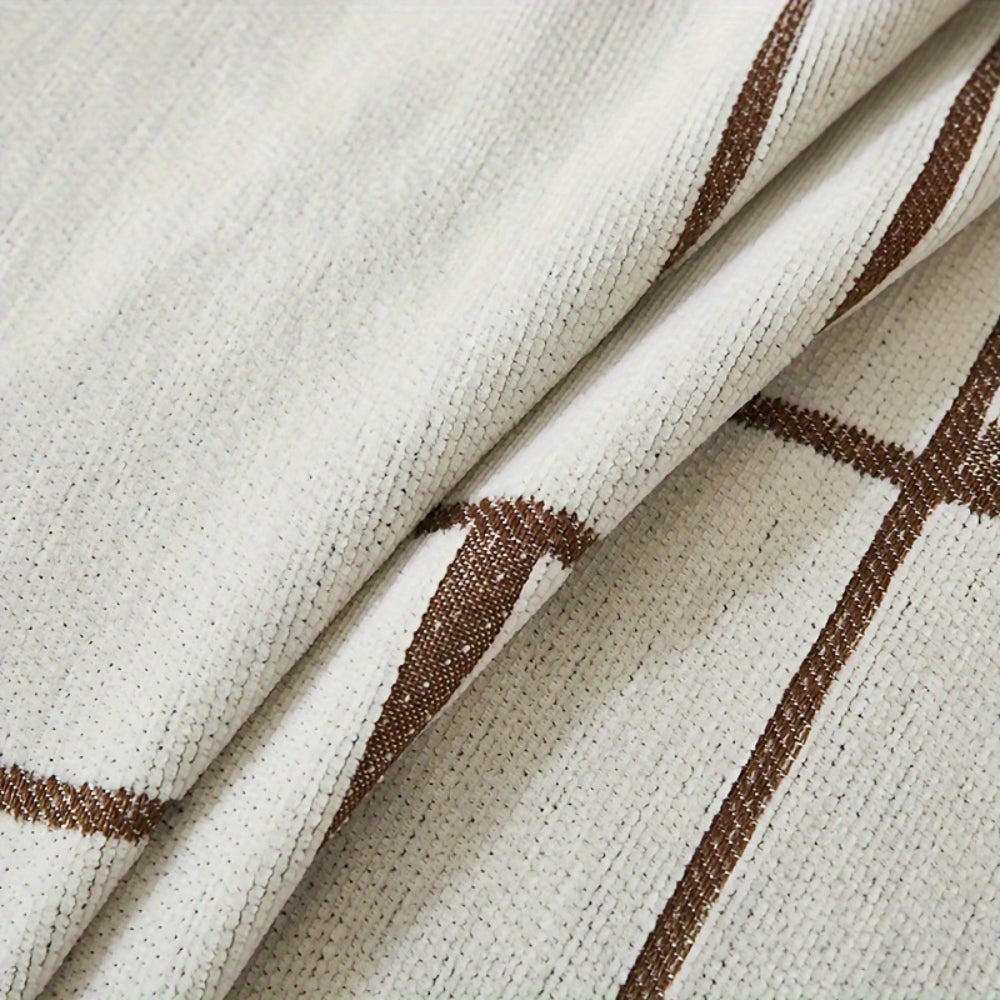 Wellenstreifen Boho Sofabezug