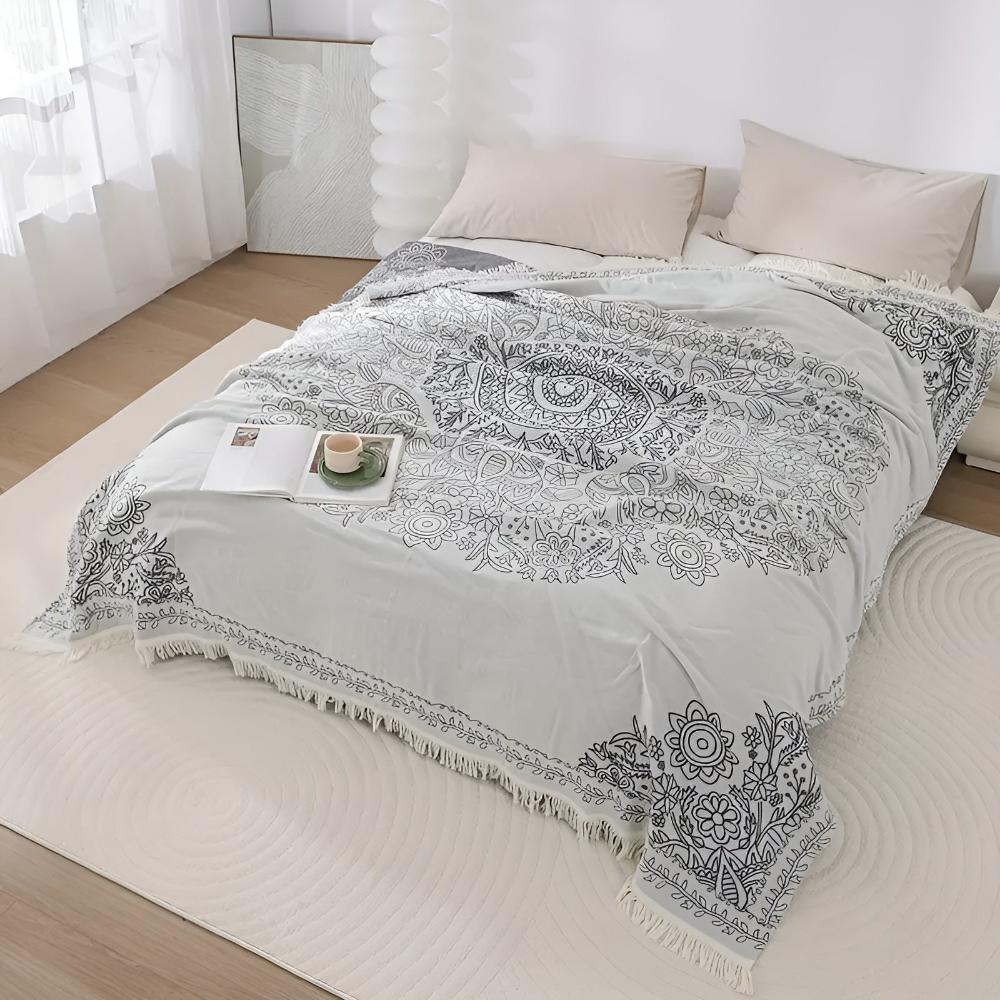 Skandi Chic Baumwolldecke