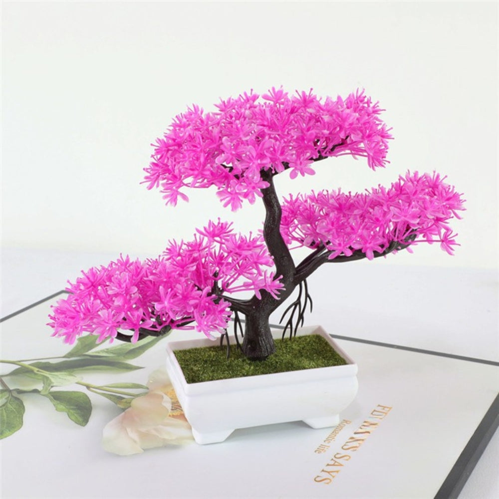Yuriko Mini Künstlicher Bonsai Baum Tischdekoration