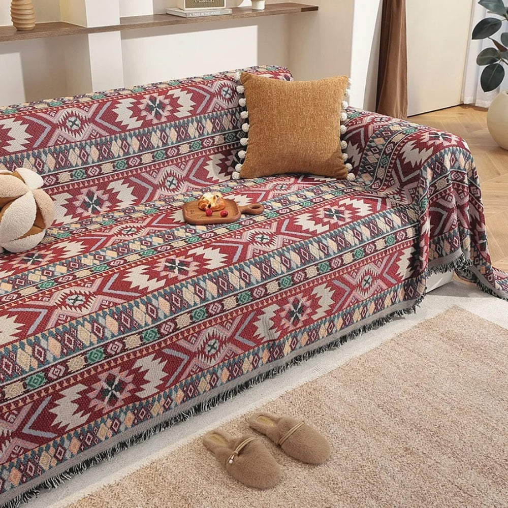 Zarela Boho Chenille Sofabezug