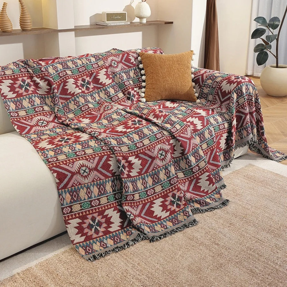 Zarela Boho Chenille Sofabezug