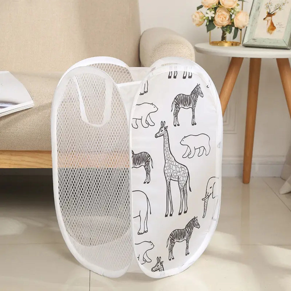 Zoola Tiere Mesh Wäschekorb