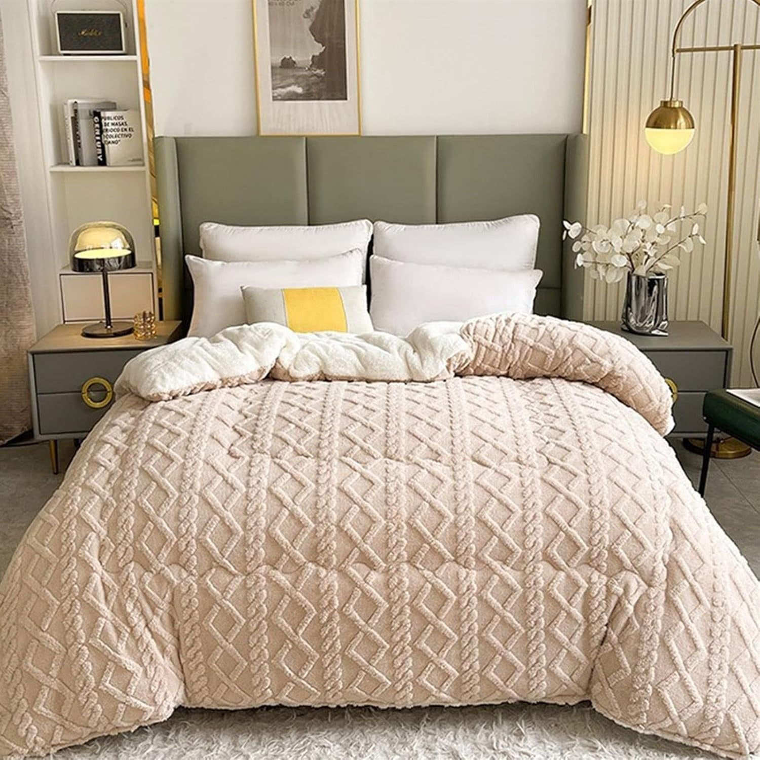 Dickes Snuggle Sherpa-Decke