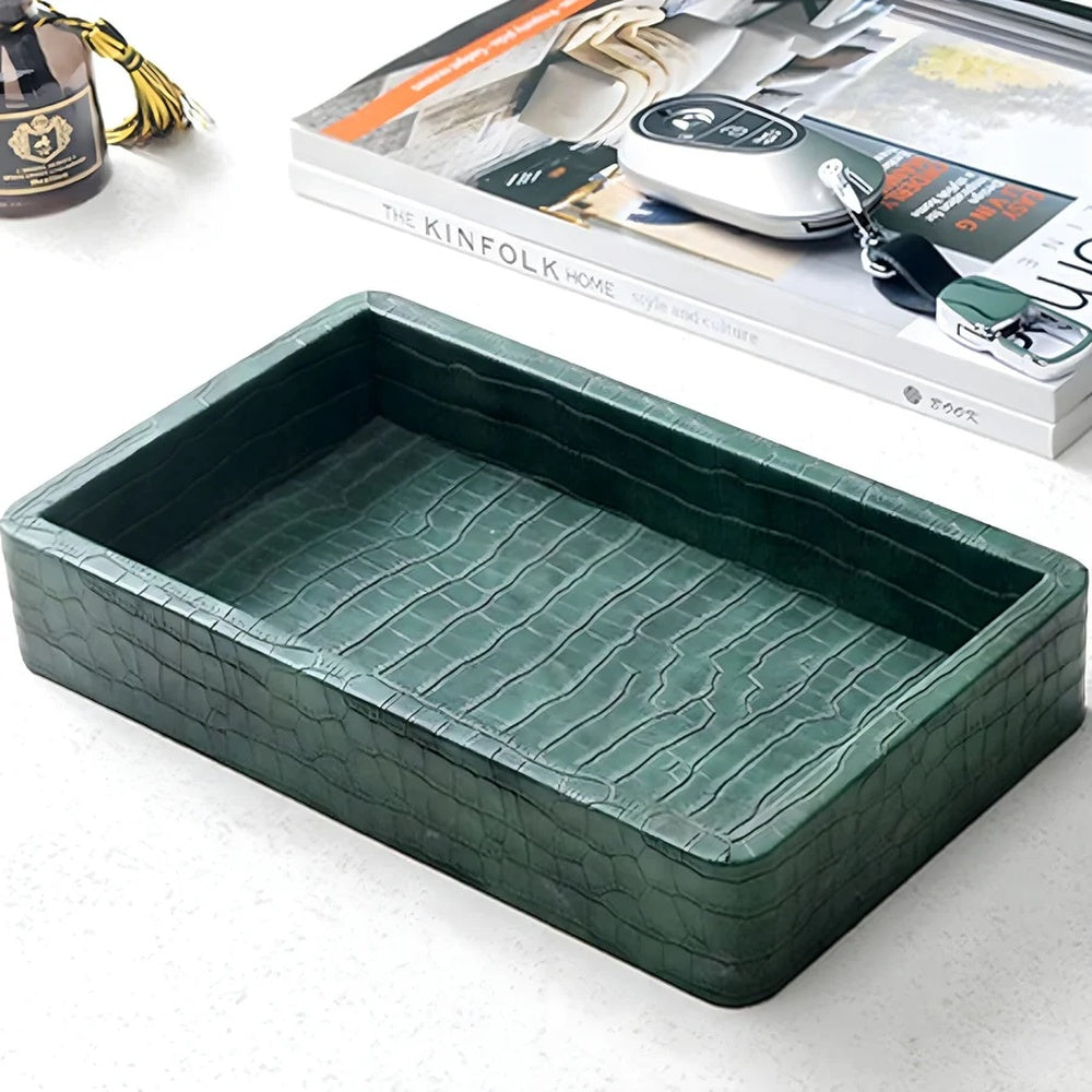 Croc Luxe Organizer Tray Box