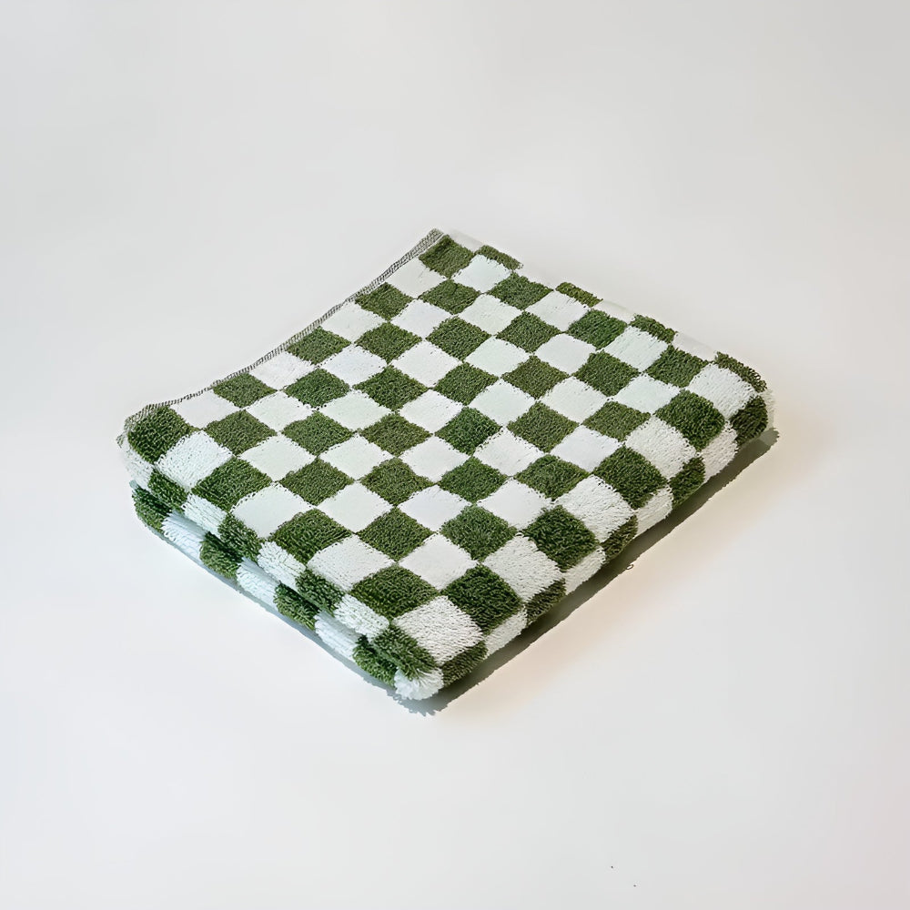 Retro Schachmatt Baumwollhandtuch