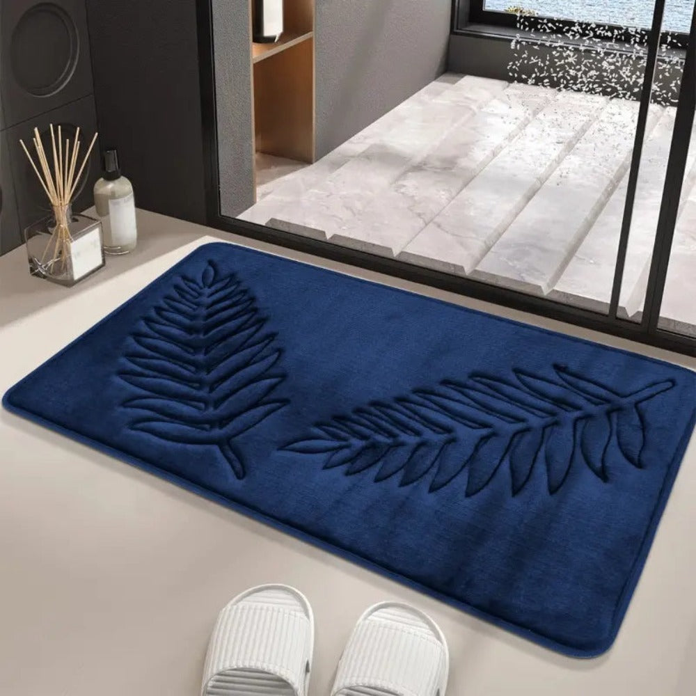Lush Leaf Komfort-Badematten-Set - 2 Stück