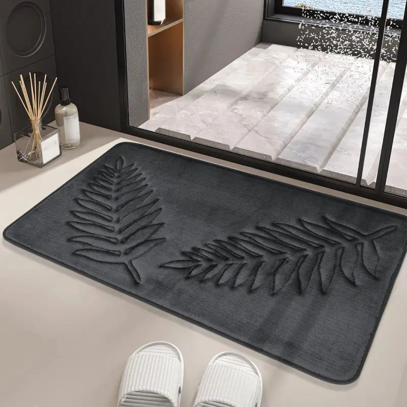 Lush Leaf Komfort-Badematten-Set - 2 Stück